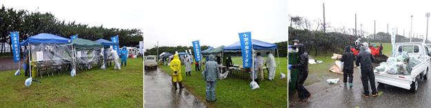 ２０２０年７月　いなげの浜清掃 